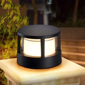 GRA51482 Modern Aluminum Outdoor Light Geometry Shape with Plastic Shade for Outdoor