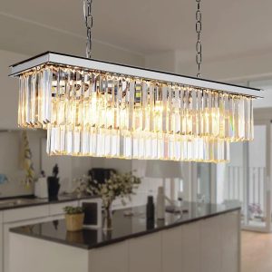 GRA51458 Rectangle Chandeliers Lighting Rectangular